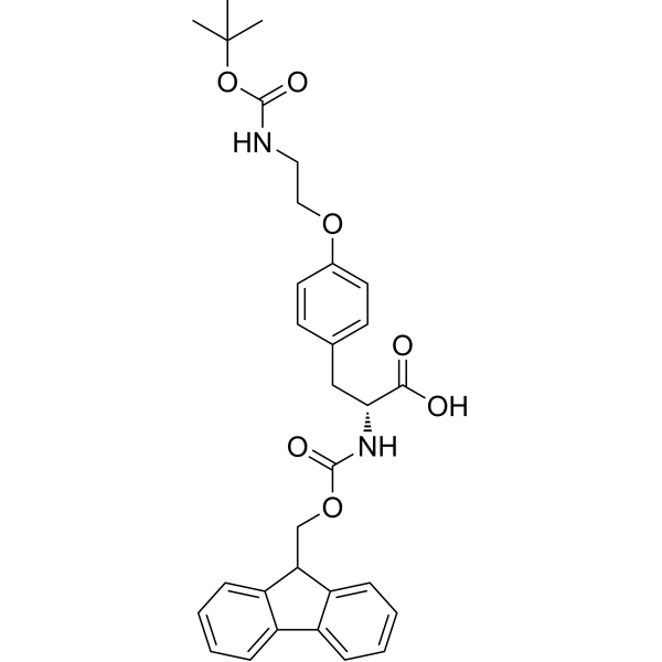 (R)-2-((((9H-Fluoren-9-yl)methoxy)carbonyl)amino)-3-(4-(2-((tert-butoxycarbonyl)amino)ethoxy)phenyl)propanoic acid|CS-1389210