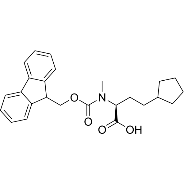 (S)-2-((((9H-Fluoren-9-yl)methoxy)carbonyl)(methyl)amino)-4-cyclopentylbutanoic acid|CS-1389219