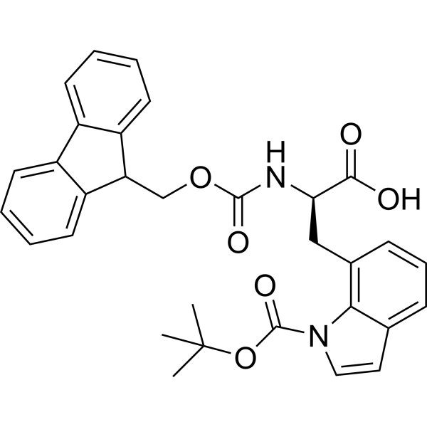 (R)-2-((((9H-Fluoren-9-yl)methoxy)carbonyl)amino)-3-(1-(tert-butoxycarbonyl)-1H-indol-7-yl)propanoic acid|CS-1389220