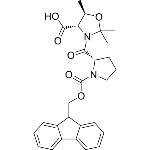 (4S,5R)-3-((((9H-Fluoren-9-yl)methoxy)carbonyl)-l-prolyl)-2,2,5-trimethyloxazolidine-4-carboxylic acid|CS-1389240