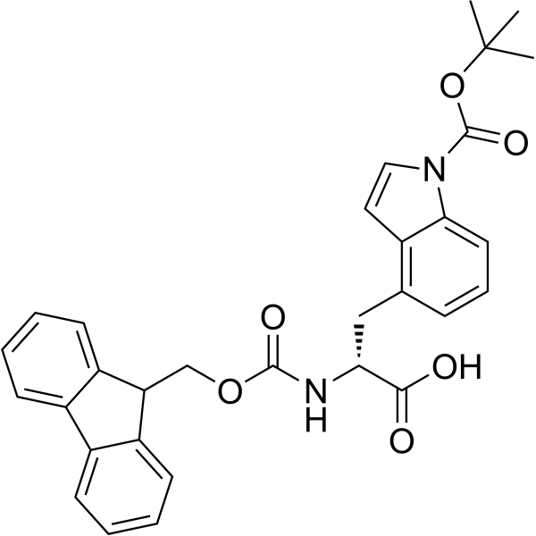 (R)-2-((((9H-Fluoren-9-yl)methoxy)carbonyl)amino)-3-(1-(tert-butoxycarbonyl)-1H-indol-4-yl)propanoic acid|CS-1389249