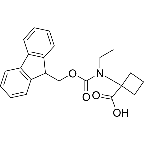 1-((((9H-Fluoren-9-yl)methoxy)carbonyl)(ethyl)amino)cyclobutane-1-carboxylic acid|CS-1389250
