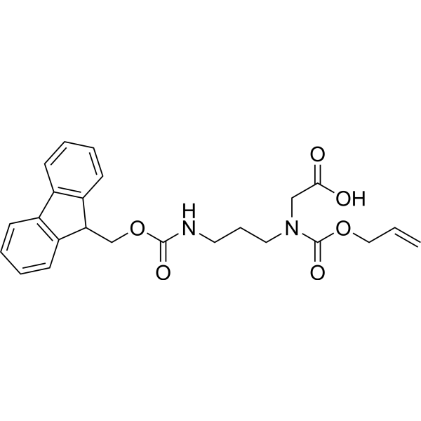 N-(3-((((9H-Fluoren-9-yl)methoxy)carbonyl)amino)propyl)-N-((allyloxy)carbonyl)glycine|CS-1389274