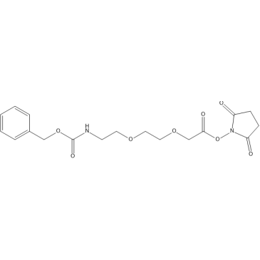 2,5-Dioxopyrrolidin-1-yl 3-oxo-1-phenyl-2,7,10-trioxa-4-azadodecan-12-oate|CS-1389276