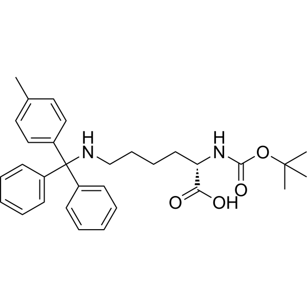 N2-(Tert-butoxycarbonyl)-N6-(diphenyl(P-tolyl)methyl)-l-lysine|CS-1389280