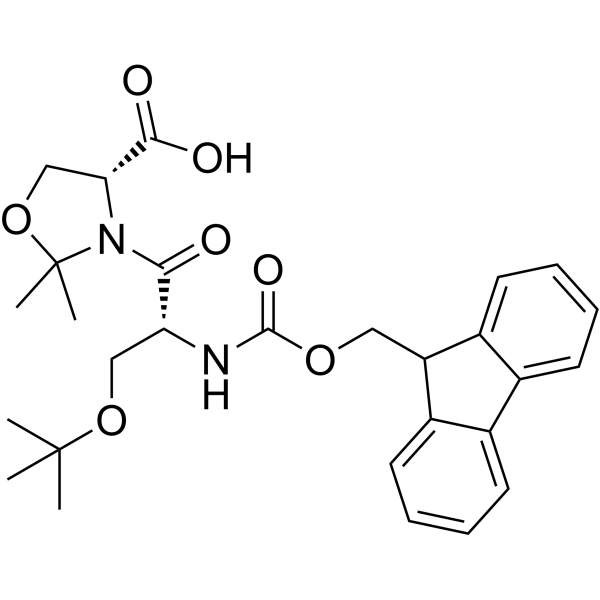 (R)-3-(N-(((9H-Fluoren-9-yl)methoxy)carbonyl)-O-(tert-butyl)-d-seryl)-2,2-dimethyloxazolidine-4-carboxylic acid|CS-1389285