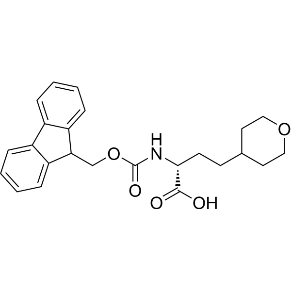 (R)-2-((((9H-Fluoren-9-yl)methoxy)carbonyl)amino)-4-(tetrahydro-2H-pyran-4-yl)butanoic acid|CS-1389301