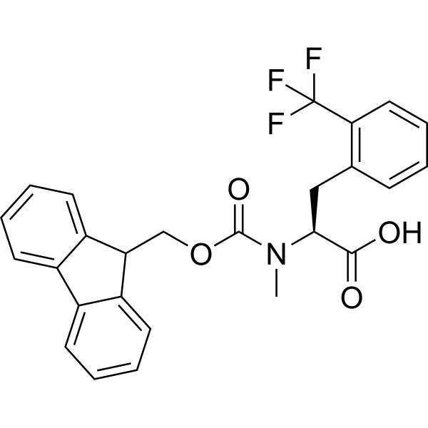 (S)-2-((((9H-Fluoren-9-yl)methoxy)carbonyl)(methyl)amino)-3-(2-(trifluoromethyl)phenyl)propanoic acid|CS-1389320