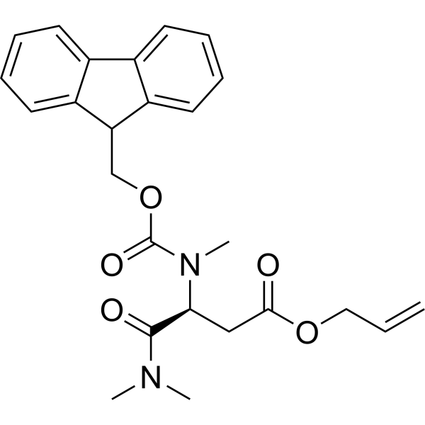 Allyl (S)-3-((((9H-fluoren-9-yl)methoxy)carbonyl)(methyl)amino)-4-(dimethylamino)-4-oxobutanoate|CS-1389334