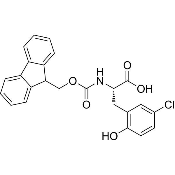 (S)-2-((((9H-Fluoren-9-yl)methoxy)carbonyl)amino)-3-(5-chloro-2-hydroxyphenyl)propanoic acid|CS-1389335