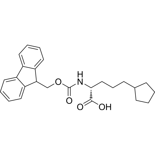 (R)-2-((((9H-Fluoren-9-yl)methoxy)carbonyl)amino)-5-cyclopentylpentanoic acid|CS-1389339