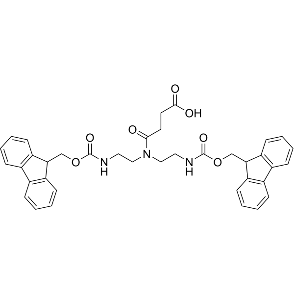 4-(Bis(2-((((9H-fluoren-9-yl)methoxy)carbonyl)amino)ethyl)amino)-4-oxobutanoic acid|CS-1389361