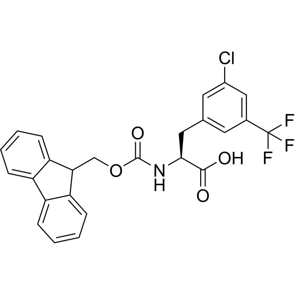 (S)-2-((((9H-Fluoren-9-yl)methoxy)carbonyl)amino)-3-(3-chloro-5-(trifluoromethyl)phenyl)propanoic acid|CS-1389364