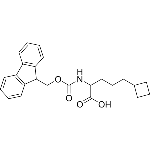2-((((9H-Fluoren-9-yl)methoxy)carbonyl)amino)-5-cyclobutylpentanoic acid|CS-1389385