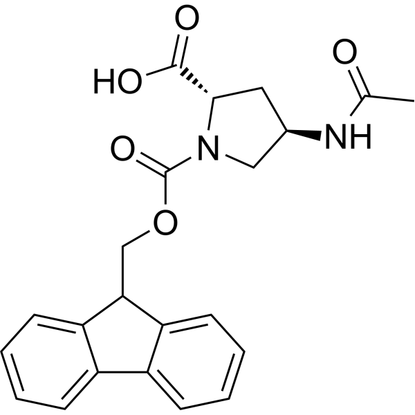 (2S,4R)-1-(((9H-Fluoren-9-yl)methoxy)carbonyl)-4-acetamidopyrrolidine-2-carboxylic acid|CS-1389387