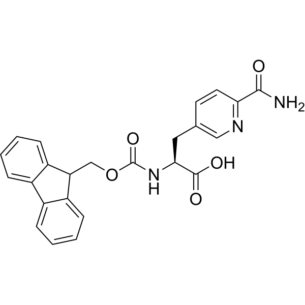 (S)-2-((((9H-Fluoren-9-yl)methoxy)carbonyl)amino)-3-(6-carbamoylpyridin-3-yl)propanoic acid|CS-1389397