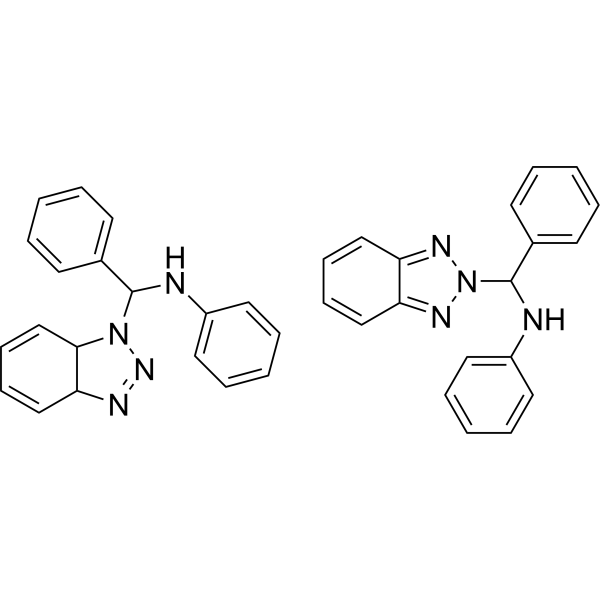 N-((2H-Benzo[d][1,2,3]triazol-2-yl)(phenyl)methyl)aniline compound with N-((3a,7a-dihydro-1H-benzo[d][1,2,3]triazol-1-yl)(phenyl)methyl)aniline 1:1|CS-1389436