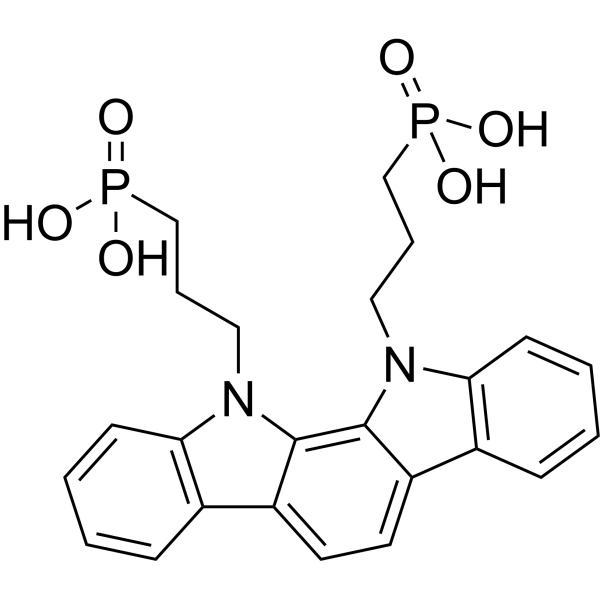 (indolo[2,3-a]carbazole-11,12-diylbis(propane-3,1-diyl))bis(phosphonic acid)|CS-1389489