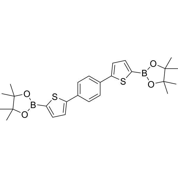 1,4-Bis(5-(4,4,5,5-tetramethyl-1,3,2-dioxaborolan-2-yl)thiophen-2-yl)benzene|CS-1389525