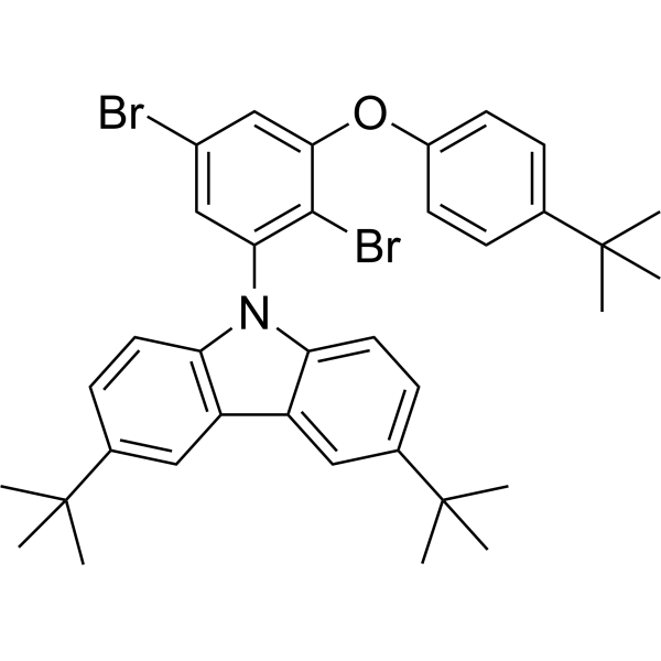 3,6-Di-tert-butyl-9-(2,5-dibromo-3-(4-(tert-butyl)phenoxy)phenyl)-9H-carbazole|CS-1389537