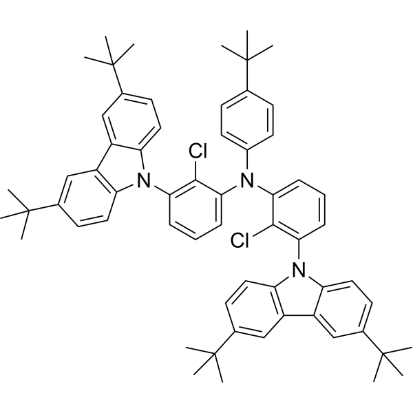N-(4-(Tert-butyl)phenyl)-2-chloro-N-(2-chloro-3-(3,6-di-tert-butyl-9H-carbazol-9-yl)phenyl)-3-(3,6-di-tert-butyl-9H-carbazol-9-yl)aniline|CS-1389555