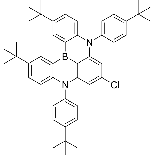 2,12-Di-tert-butyl-5,9-bis(4-(tert-butyl)phenyl)-7-chloro-5,9-dihydro-5,9-diaza-13b-boranaphtho[3,2,1-de]anthracene|CS-1389566