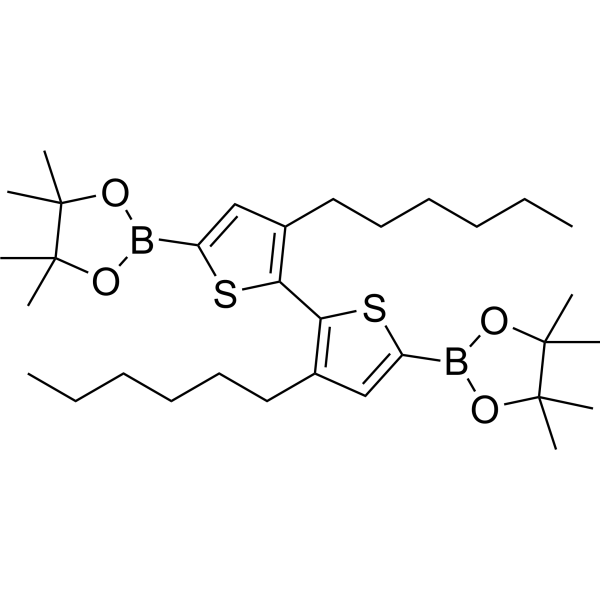 2,2'-(3,3'-Dihexyl-[2,2'-bithiophene]-5,5'-diyl)bis(4,4,5,5-tetramethyl-1,3,2-dioxaborolane)|CS-1389607