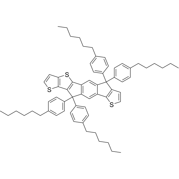 6,6,11,11-Tetrakis(4-hexylphenyl)-6,11-dihydrothieno[3,2-b]thieno[2′,3′:5,6]-s-indaceno[2,1-d]thiophene|CS-1389631