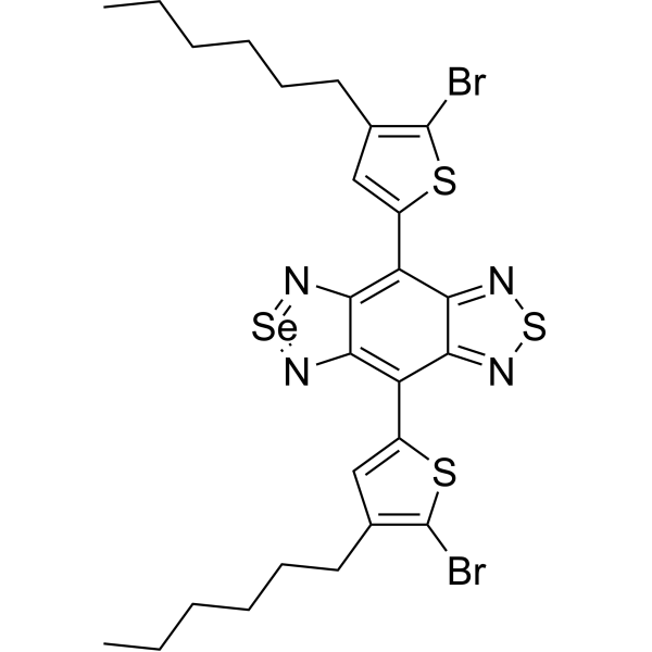 4,8-Bis(5-bromo-4-hexyl-2-thienyl)-6λ4δ2-[1,2,5]selenadiazolo[3,4-f]-2,1,3-benzothiadiazole|CS-1389746