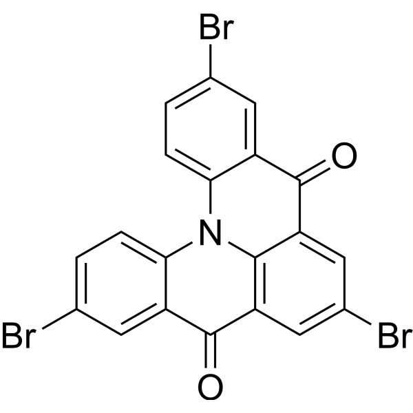 3,7,11-Tribromoquinolino[3,2,1-de]acridine-5,9-dione|CS-1389787