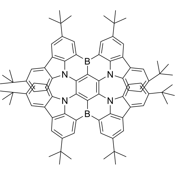 2,5,10,13,16,19,24,27-Octakis(1,1-dimethylethyl)-7b,7e,21b,21e-tetraaza-14b,28b-diboradifluorantheno[1,2,3-hi:1′,2′,3′-st]diindeno[1,2,3-de:1′,2′,3′-op]pentacene|CS-1389835