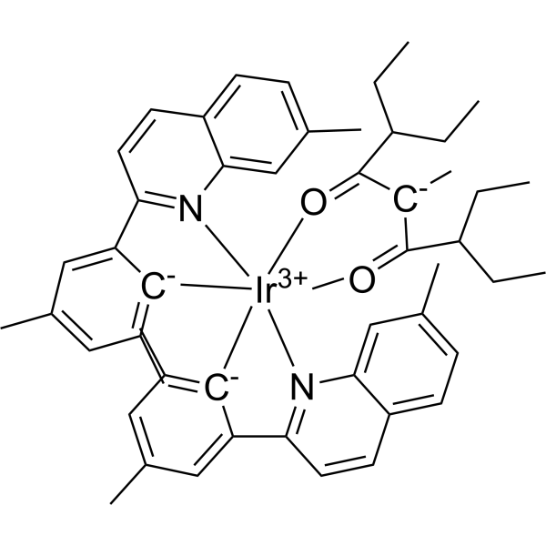 (3,7-Diethyl-5-methyl-4,6-nonanedionato-κO4,κO6)bis[2,4-dimethyl-6-(7-methyl-2-quinolinyl-κN)phenyl-κC]iridium|CS-1389841