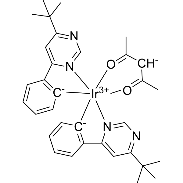 Bis[2-[6-(1,1-dimethylethyl)-4-pyrimidinyl-κN3]phenyl-κC](2,4-pentanedionato-κO2,κO4)iridium|CS-1389843