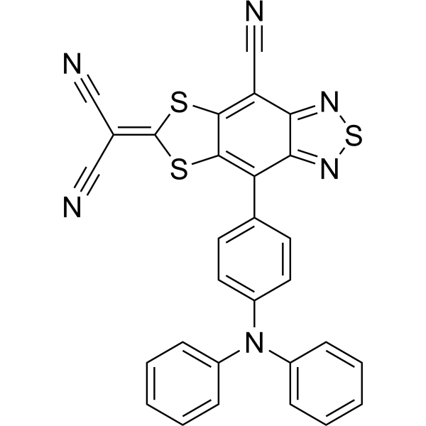 2-(4-Cyano-8-(4-(diphenylamino)phenyl)-[1,3]dithiolo[4',5':4,5]benzo[1,2-c][1,2,5]thiadiazol-6-ylidene)malononitrile|CS-1389848