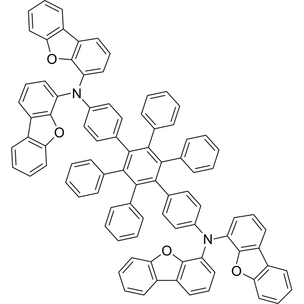 N4,N4,N4'',N4''-Tetrakis(dibenzo[b,d]furan-4-yl)-2',3',5',6'-tetraphenyl-[1,1':4',1''-terphenyl]-4,4''-diamine|CS-1389852