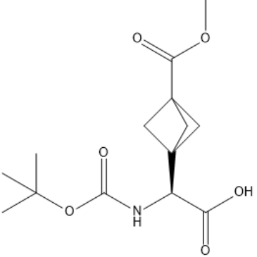 (S)-2-((tert-Butoxycarbonyl)amino)-2-(3-(methoxycarbonyl)bicyclo[1.1.1]pentan-1-yl)acetic acid|CS-1390305