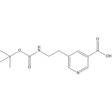 5-(2-((tert-Butoxycarbonyl)amino)ethyl)nicotinic acid|CS-1390311