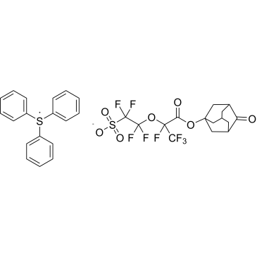 Triphenylsulfonium 1,1,2,2-tetrafluoro-2-((1,1,1,2-tetrafluoro-3-oxo-3-((4-oxoadamantan-1-yl)oxy)propan-2-yl)oxy)ethane-1-sulfonate|CS-1390334