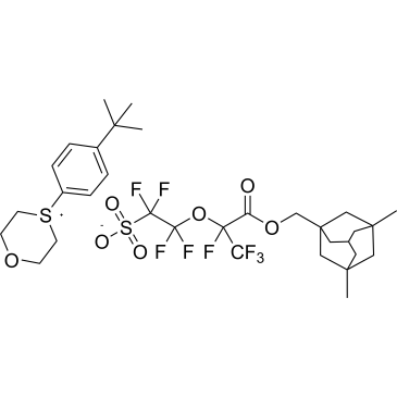 4-(4-(tert-Butyl)phenyl)-1,4-oxathian-4-ium 2-((3-((3,5-dimethyladamantan-1-yl)methoxy)-1,1,1,2-tetrafluoro-3-oxopropan-2-yl)oxy)-1,1,2,2-tetrafluoroethane-1-sulfonate|CS-1390344