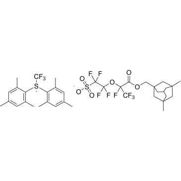 Dimesityl(trifluoromethyl)sulfonium 2-((3-((3,5-dimethyladamantan-1-yl)methoxy)-1,1,1,2-tetrafluoro-3-oxopropan-2-yl)oxy)-1,1,2,2-tetrafluoroethane-1-sulfonate|CS-1390345