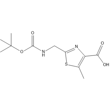 2-(((tert-Butoxycarbonyl)amino)methyl)-5-methylthiazole-4-carboxylic acid|CS-1390371