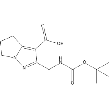 2-(((tert-Butoxycarbonyl)amino)methyl)-5,6-dihydro-4H-pyrrolo[1,2-b]pyrazole-3-carboxylic acid|CS-1390380