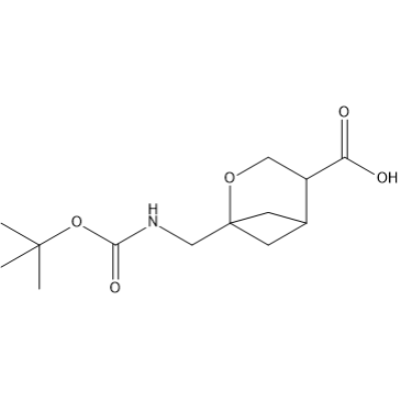 1-(((tert-Butoxycarbonyl)amino)methyl)-2-oxabicyclo[3.1.1]heptane-4-carboxylic acid|CS-1390382