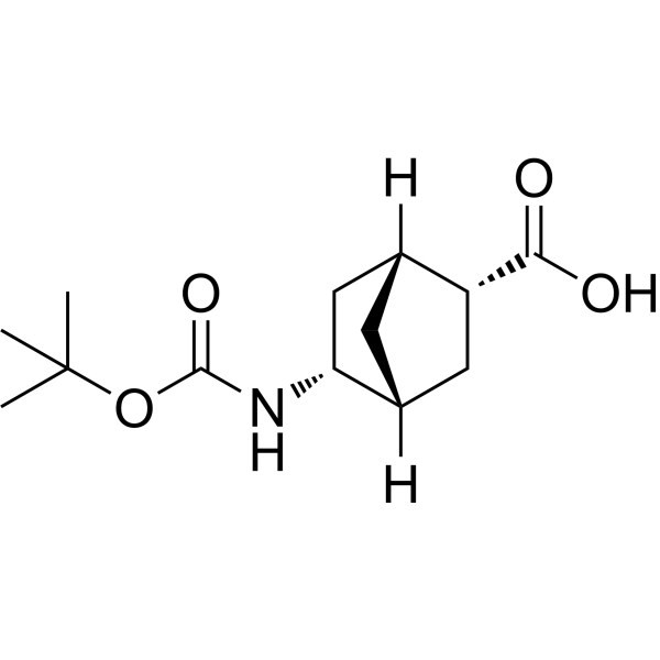 rel-(1R,2R,4R,5R)-5-((tert-Butoxycarbonyl)amino)bicyclo[2.2.1]heptane-2-carboxylic acid|CS-1390383