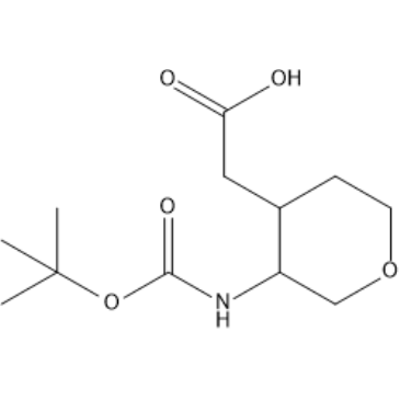 2-(3-((tert-Butoxycarbonyl)amino)tetrahydro-2H-pyran-4-yl)acetic acid|CS-1390384