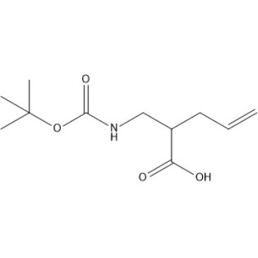 2-(((tert-Butoxycarbonyl)amino)methyl)pent-4-enoic acid|CS-1390386