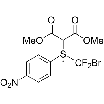 Dimethyl 2-((bromodifluoromethyl)(4-nitrophenyl)-l4-sulfanylidene)malonate|CS-1390395