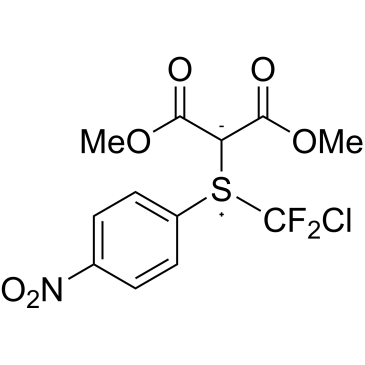 Dimethyl 2-((chlorodifluoromethyl)(4-nitrophenyl)-l4-sulfanylidene)malonate|CS-1390396