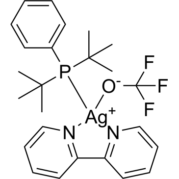 Silver, (2,2′-bipyridine-κN1,κN1′)[bis(1,1-dimethylethyl)phenylphosphine](1,1,1-trifluoromethanolato-κO)-, (T-4)-|CS-1390415