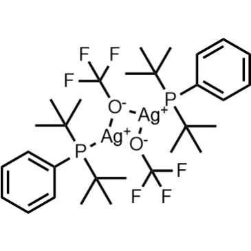 Silver, bis[bis(1,1-dimethylethyl)phenylphosphine]bis[μ-(1,1,1-trifluoromethanolato-κO:κO)]di-|CS-1390416
